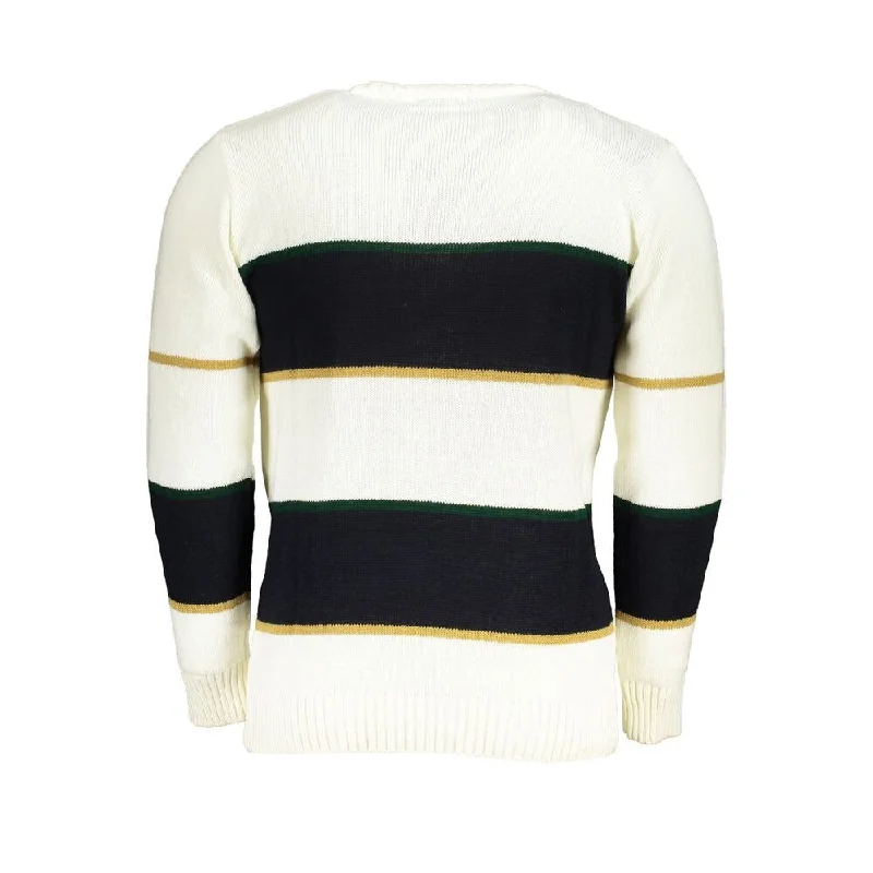 U.S. Grand Polo White Fabric Men's Sweater