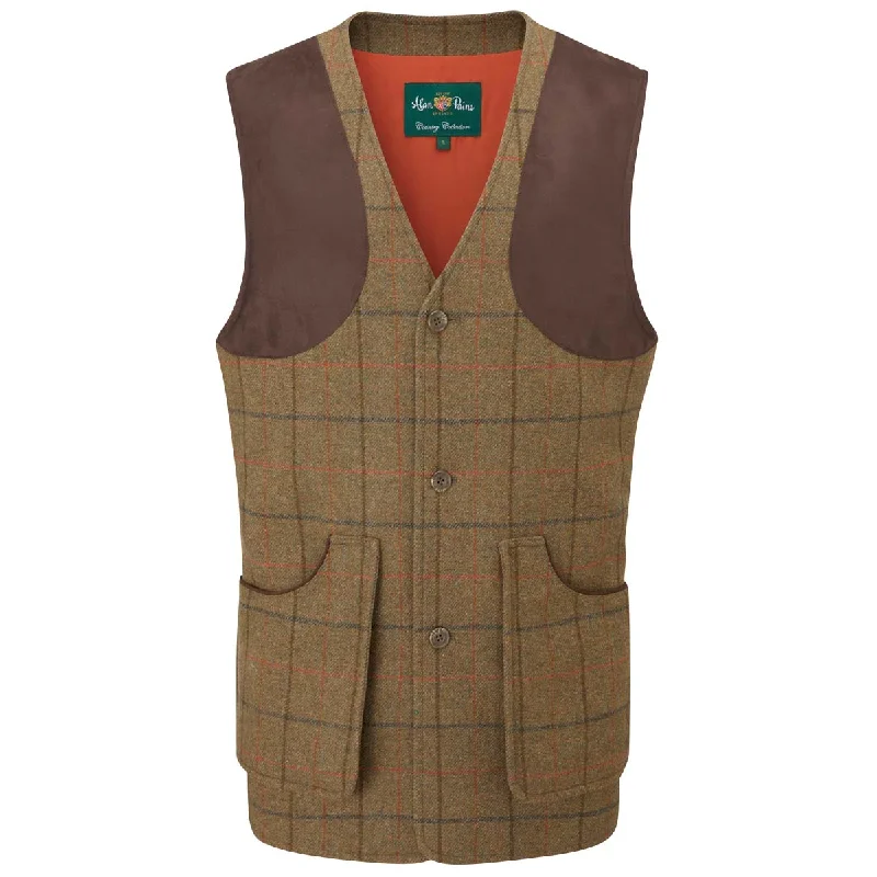 Alan Paine Combrook Men's Tweed Shooting Waistcoat