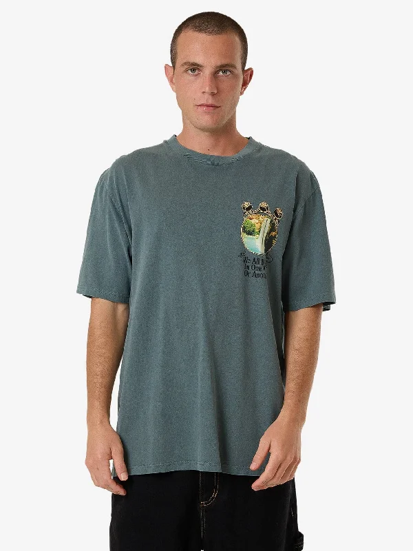 All Relatable Oversize Fit Tee - Stormy Sea