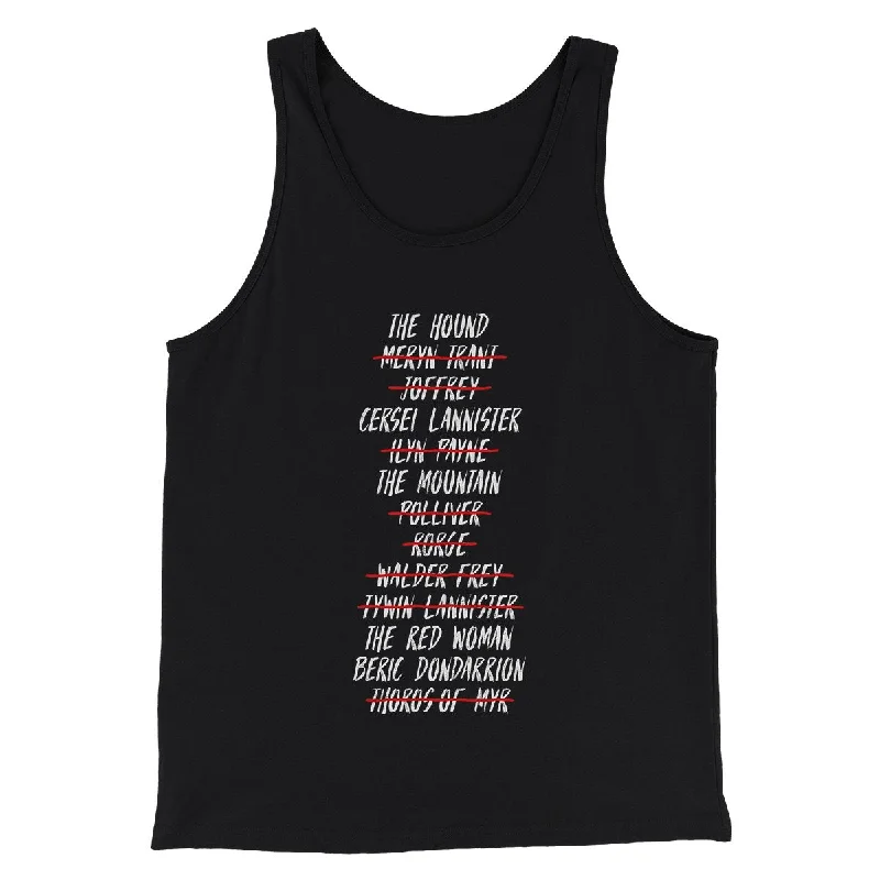 Arya's Kill List Men/Unisex Tank Top