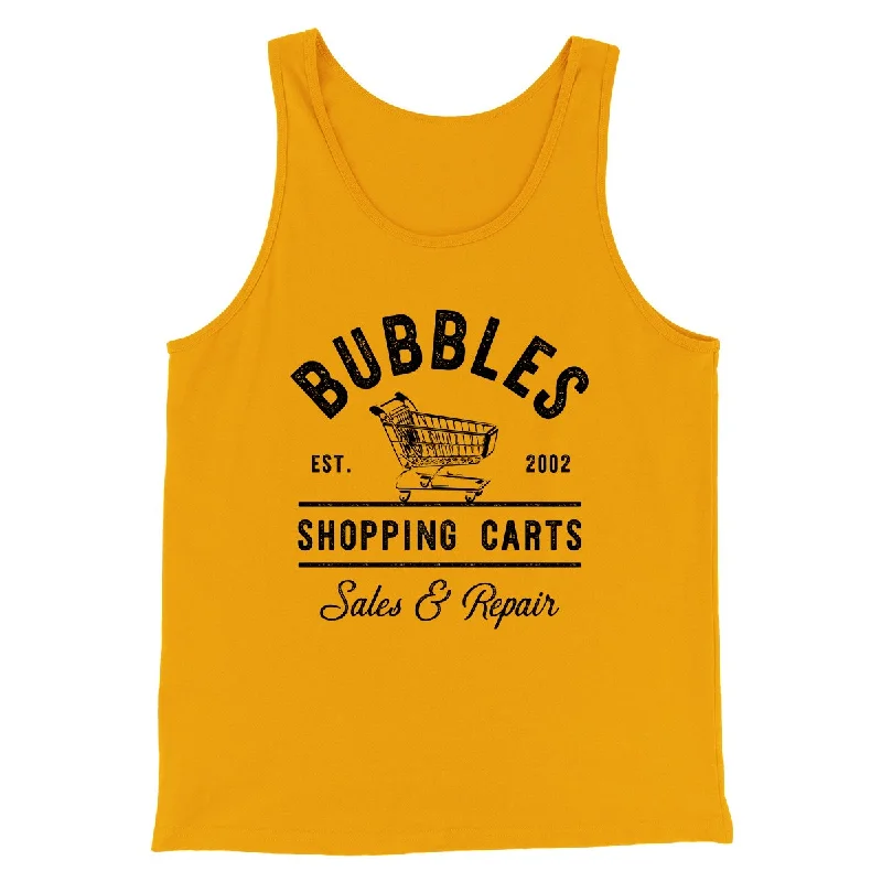 Bubbles Shopping Carts Men/Unisex Tank Top