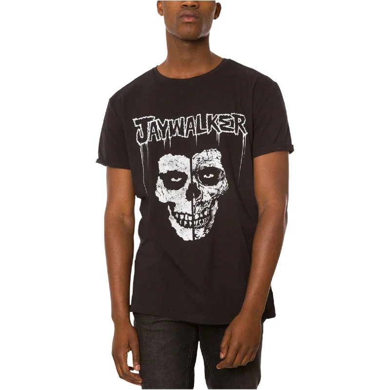 Jaywalker Mens Skull Logo Graphic T-Shirt