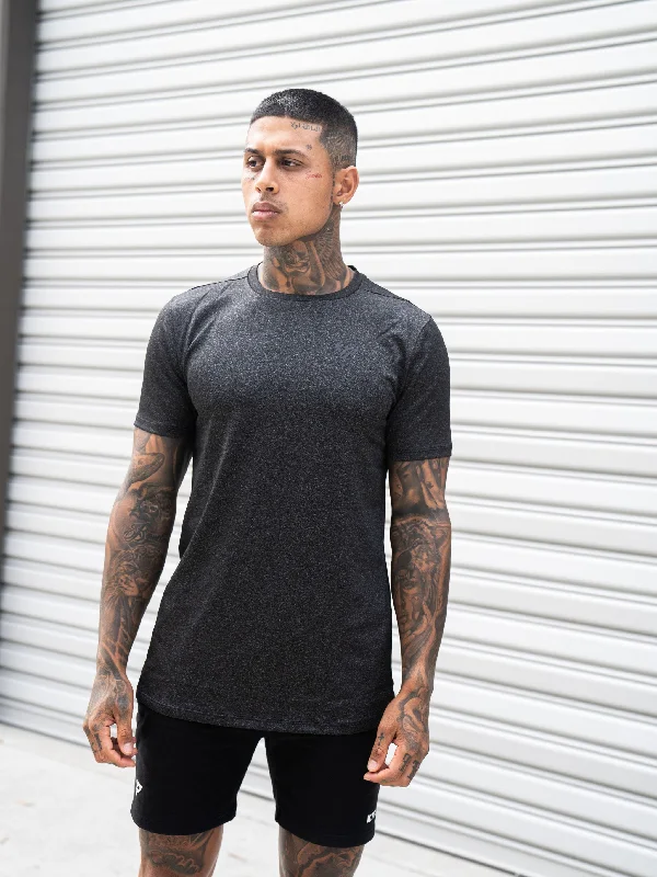 KTP PERFORMANCE DRY-FIT TEE - DUSTY BLACK