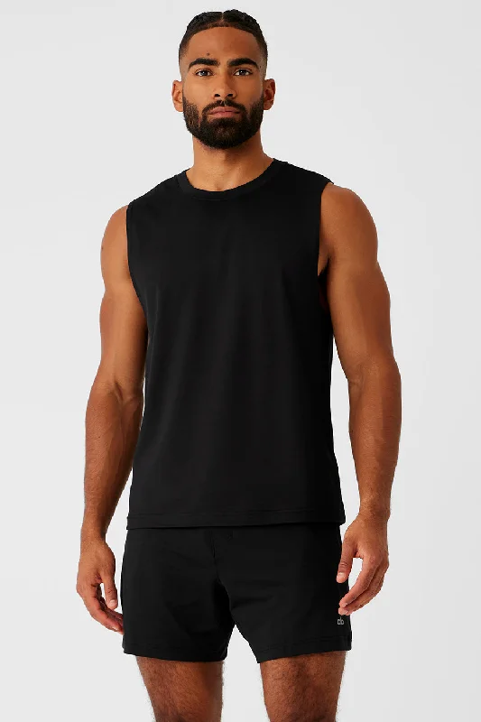 Conquer Muscle Tank - Black