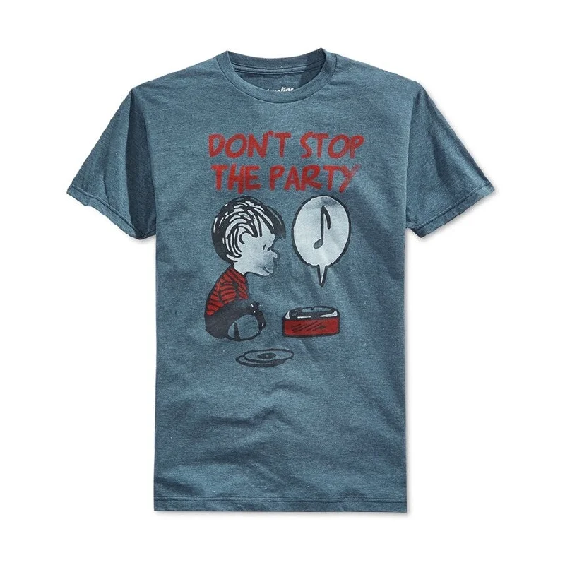 Mighty Fine Mens Don't Stop The Party Graphic T-Shirt