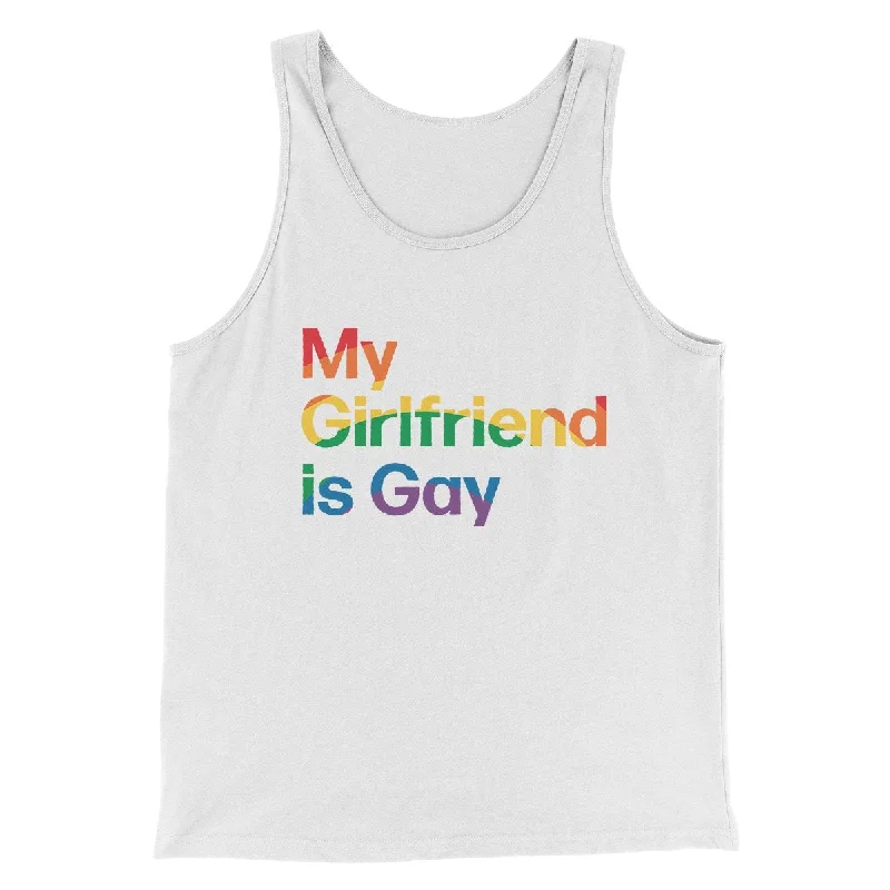 My Girlfriend Is Gay Men/Unisex Tank Top