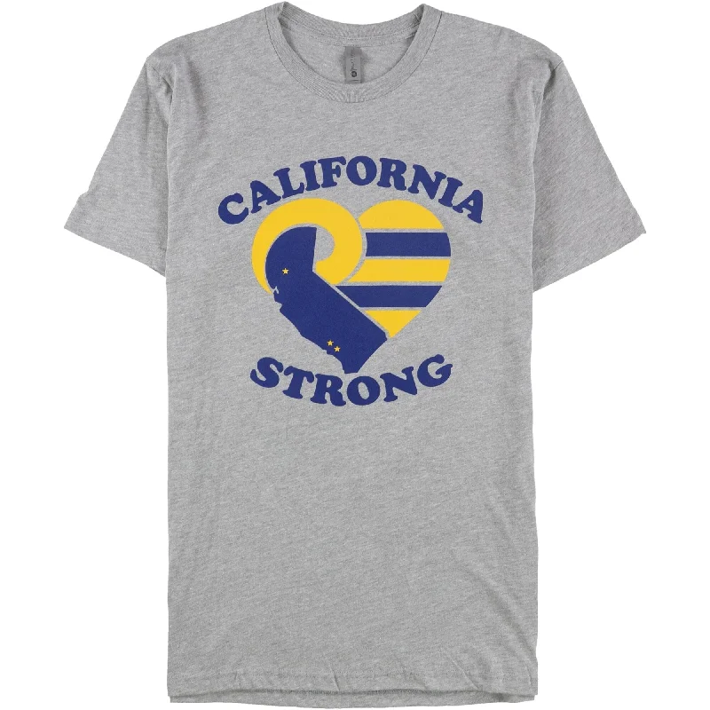 Next Level Mens California Strong Graphic T-Shirt