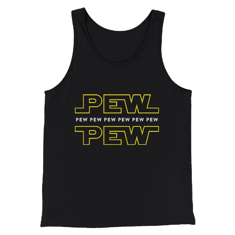 Pew Pew Funny Movie Men/Unisex Tank Top