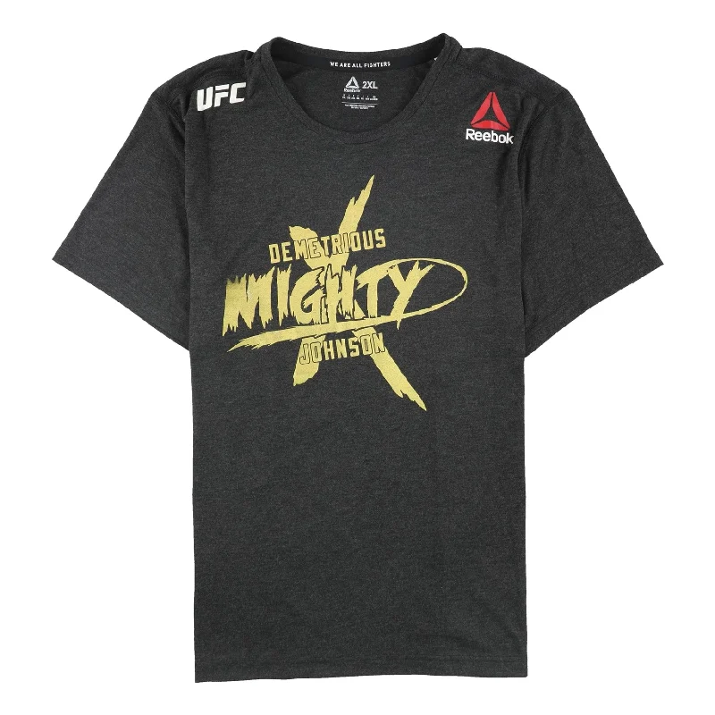 Reebok Mens Demetrious Mighty Johnson Graphic T-Shirt