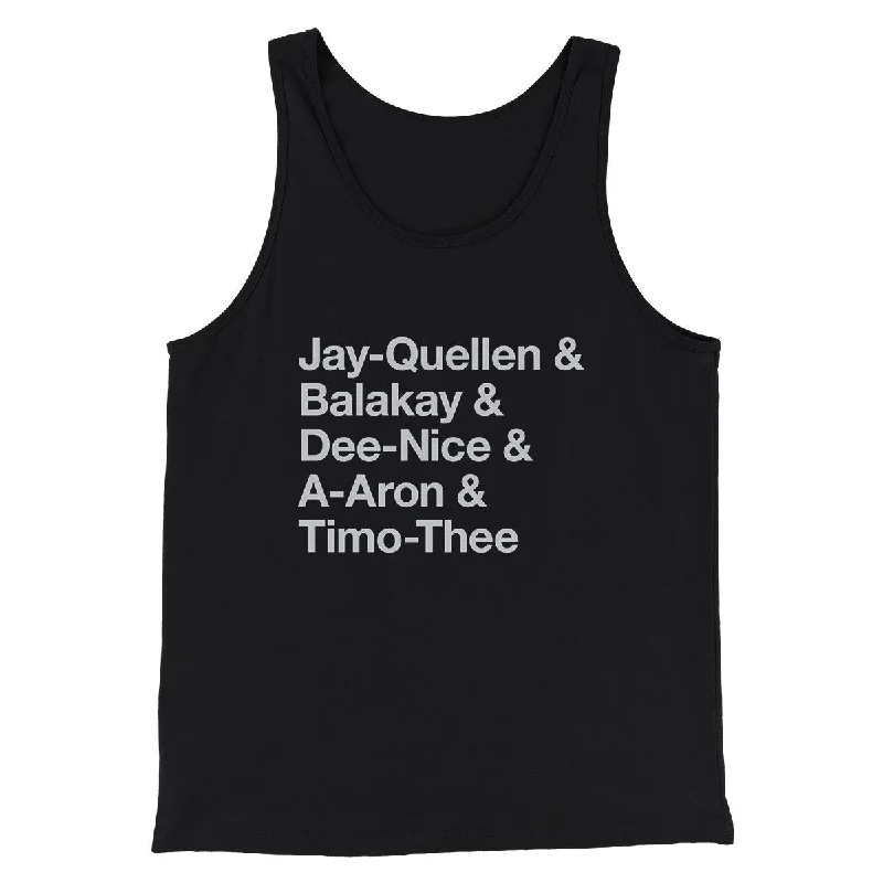 Substitute Teacher Names Men/Unisex Tank Top