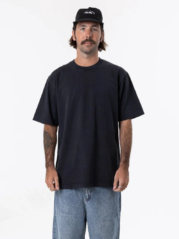 Thrills Military Oversize Fit Tee - Dark Navy