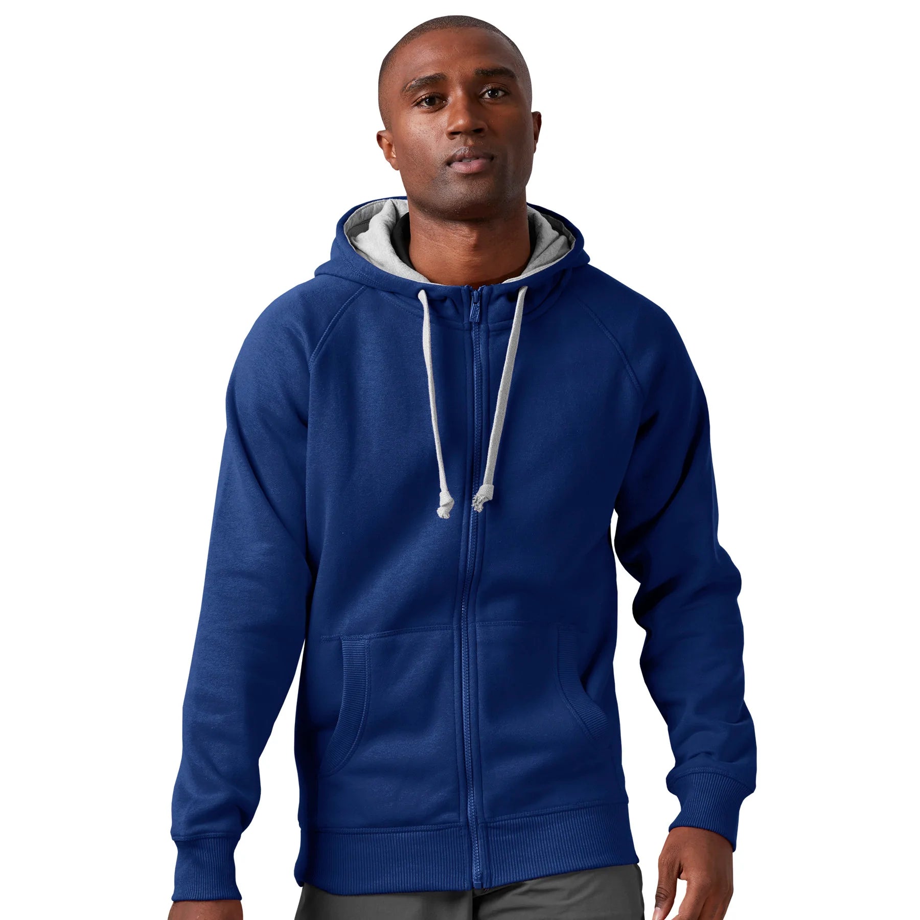 Antigua: Men's Essentials Full Zip Jacket - Victory Dark Royal 101183