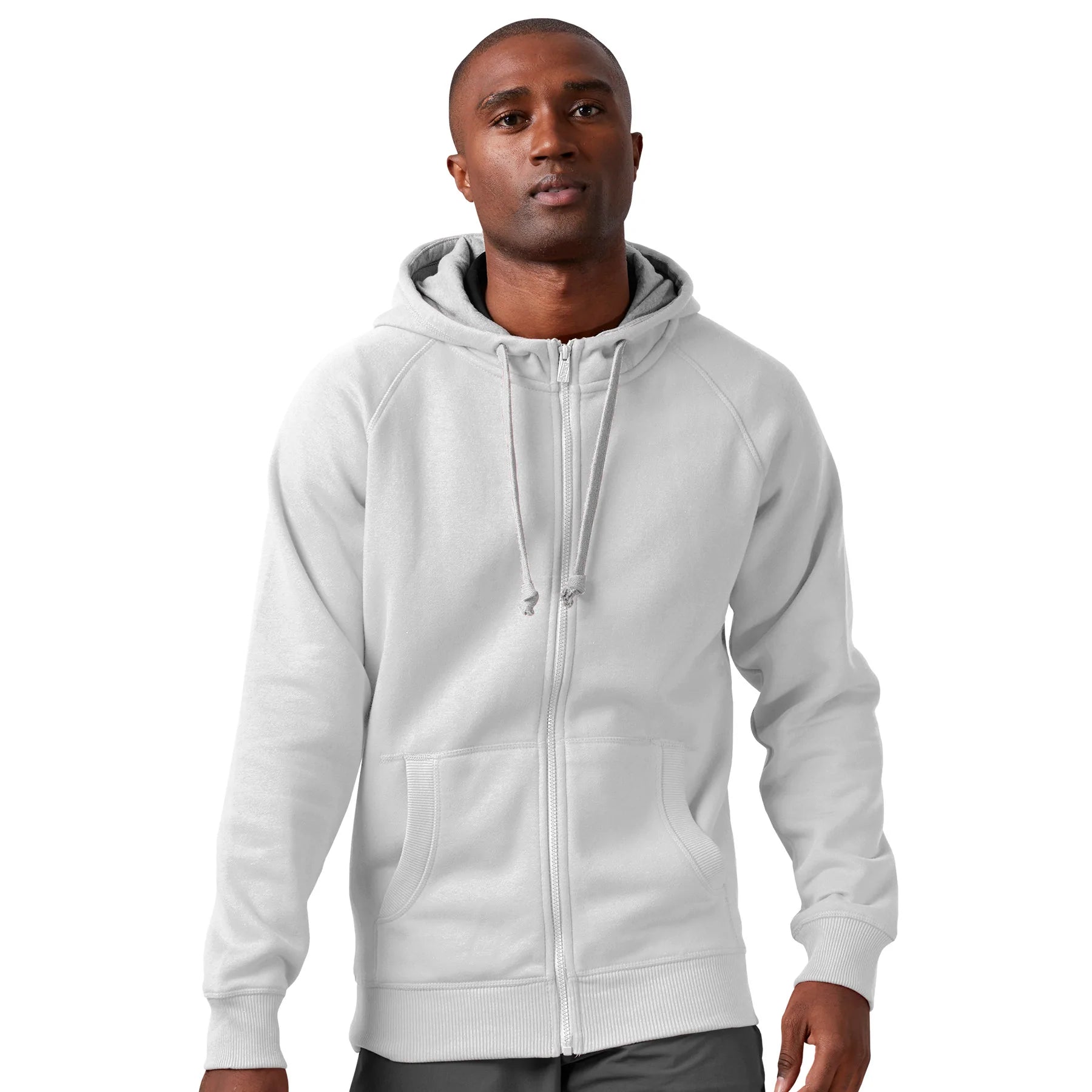 Antigua: Men's Essentials Full Zip Jacket - Victory White 101183