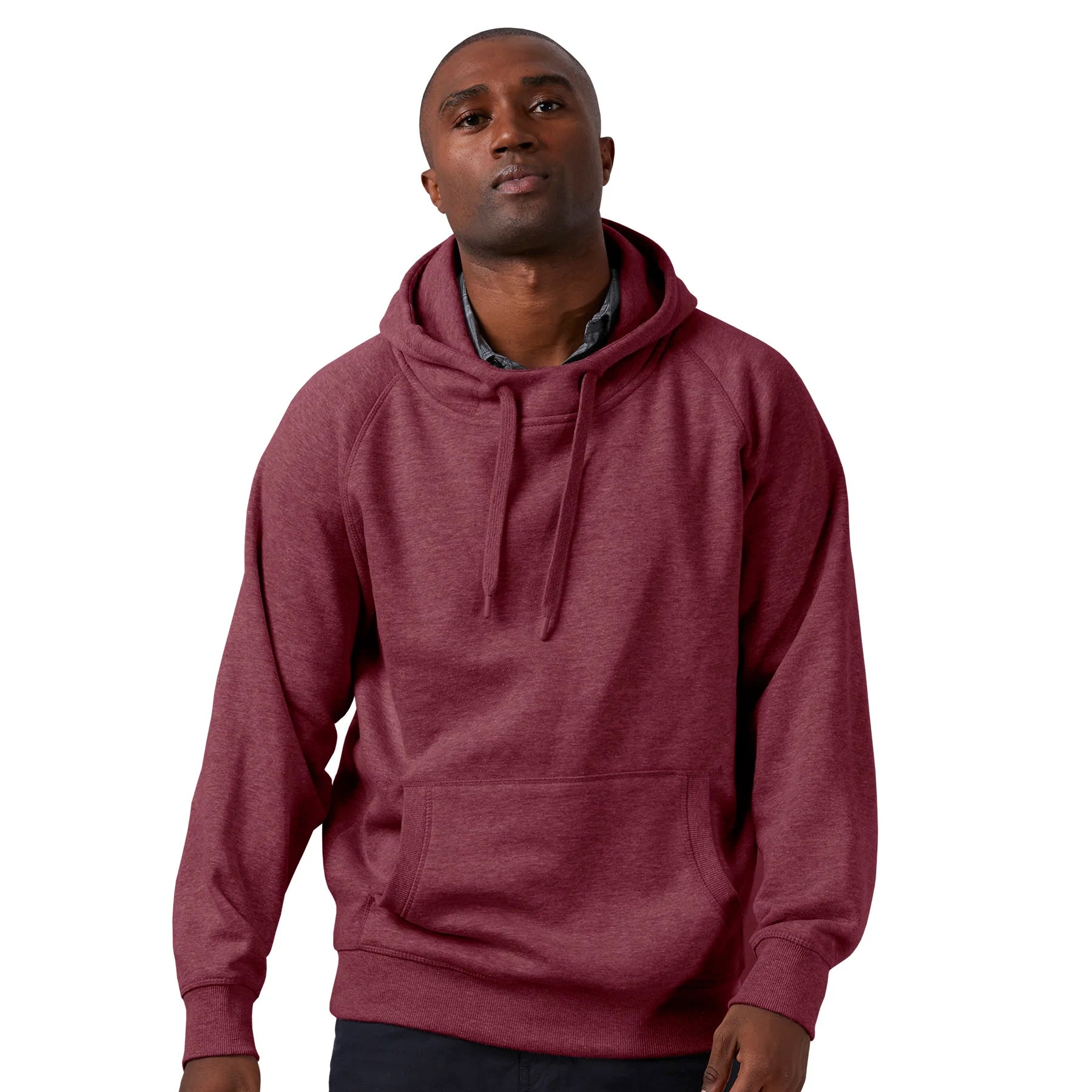 Antigua: Men's Essentials Hood Pullover - Victory Cabernet 101182