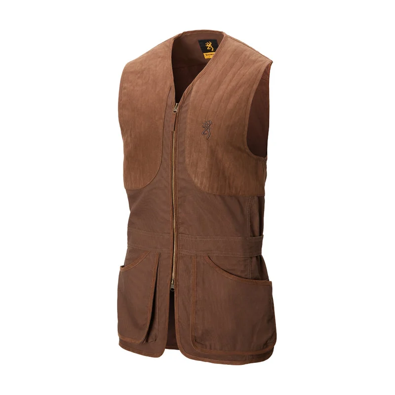 Browning Elite Shooting Vest - Dark Brown