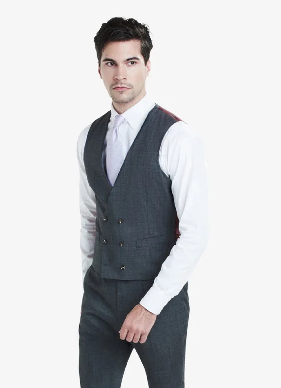 Grey Plain Waistcoat